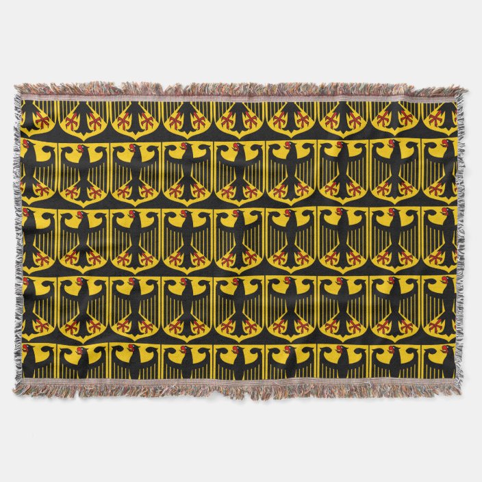 Germany Coat of Arms Woven Throw Blanket