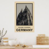 Germany Cologne Cathedral Poster (Kitchen)