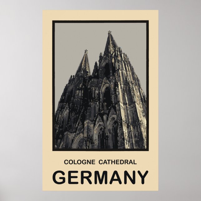 Germany Cologne Cathedral Poster (Front)