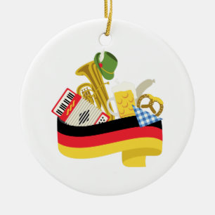 Germany Country Ceramic Ornament