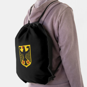 Germany country coat arms symbol emblem eagle drawstring bag