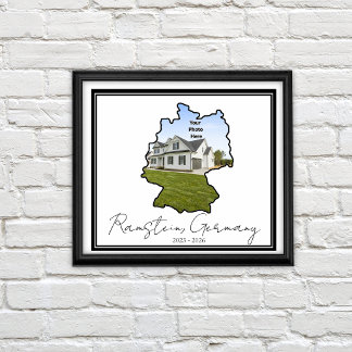 Germany Country Custom Photo PCS Gift Poster