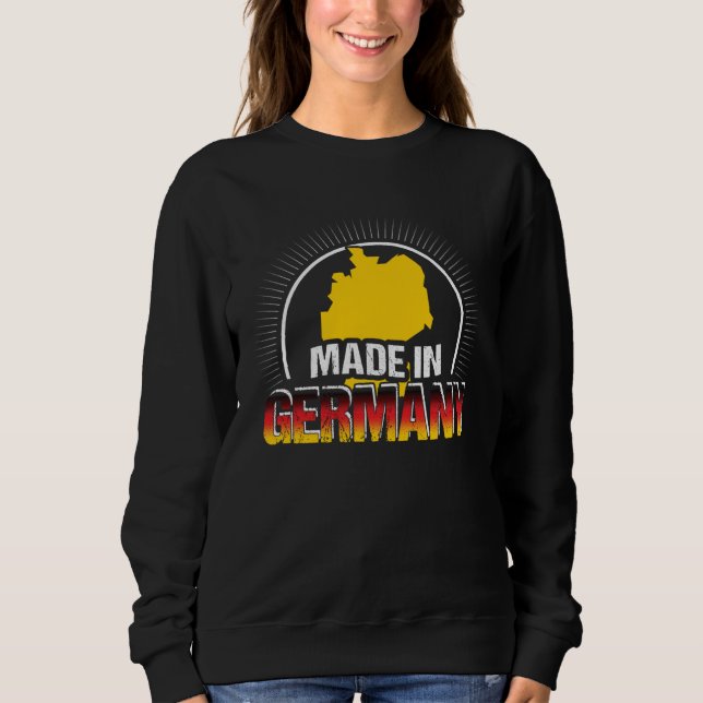 Germany country flag German cultural heritage fami Sweatshirt (Front)