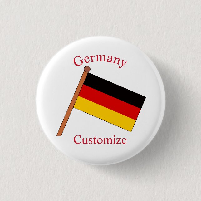 Germany Country Flag Thunder_Cove Button (Front)