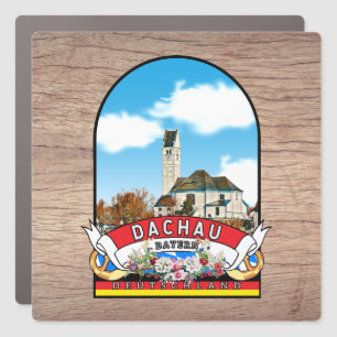 Germany Dachau Vintage souvenir Car Magnet