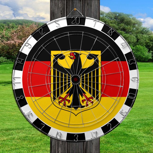 Germany Dartboard, game board, German Flag Dart Board (Creator Uploaded)