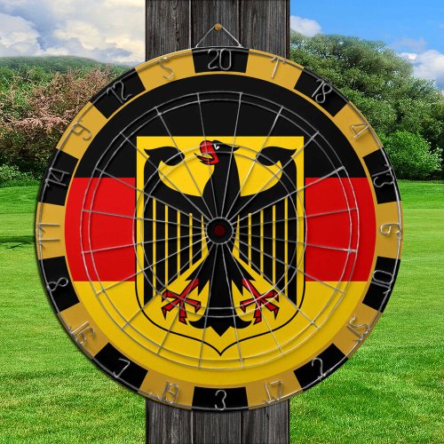 Germany Dartboard  German Flag  game board