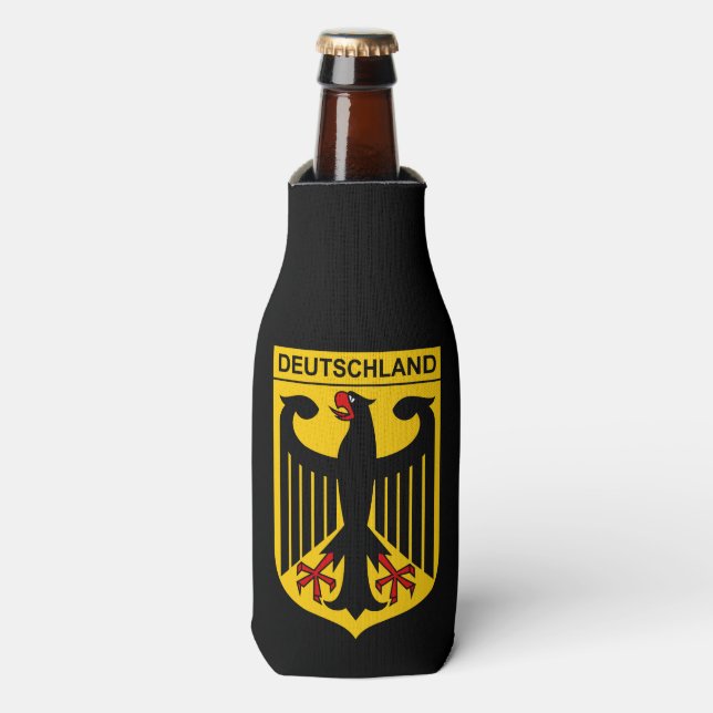 Germany ~ Deutschland Coat of Arms Bottle Cooler (Bottle Front)