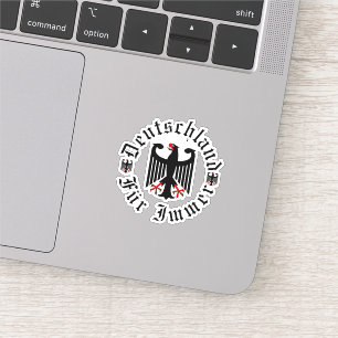 Germany/Deutschland Forever/black eagle/iron cross Sticker