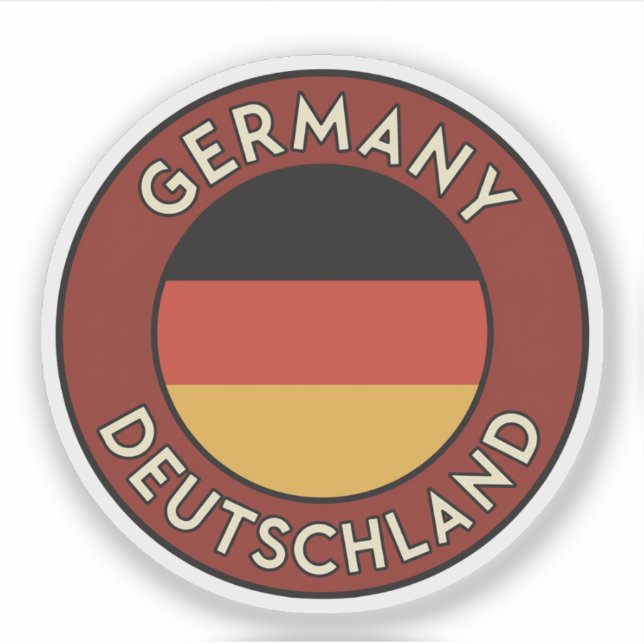 Germany, deutschland sticker (Front)