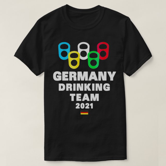 Germany Drinking Team  T-Shirt (Design Front)