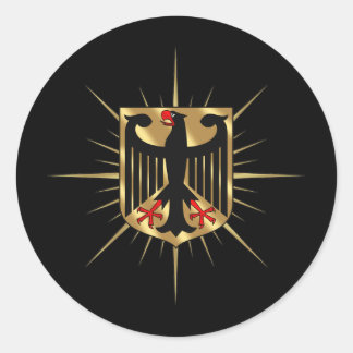 Germany Eagle badge Germany Soccer Gifts Classic Round Sticker