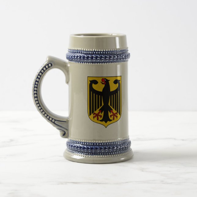germany emblem beer stein (Left)