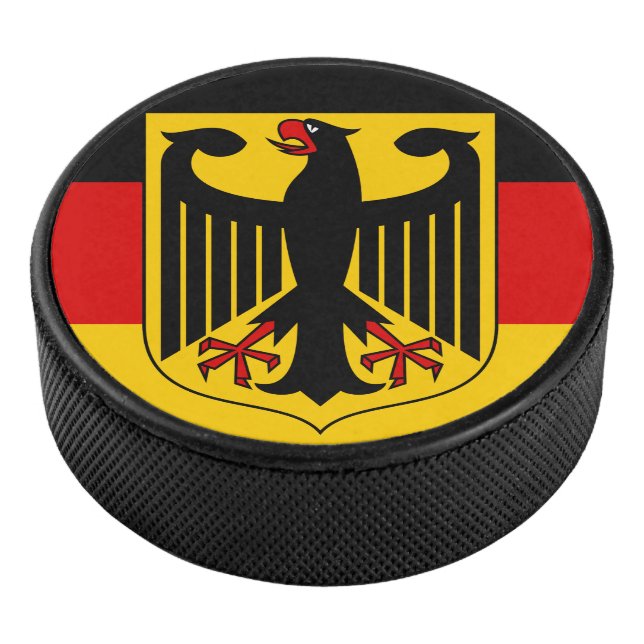 germany emblem  hockey puck (3/4)