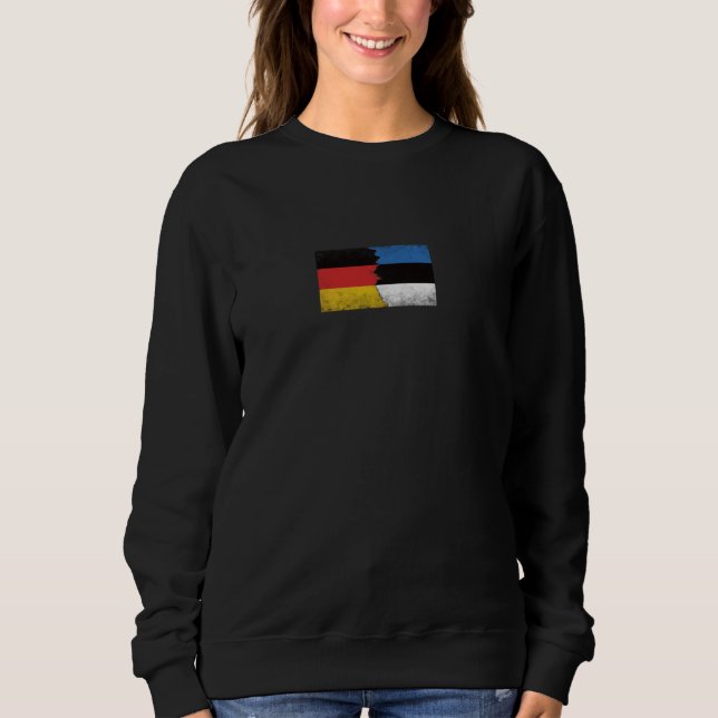 Germany Estonia Flags - German Estonian Sweatshirt (Front)