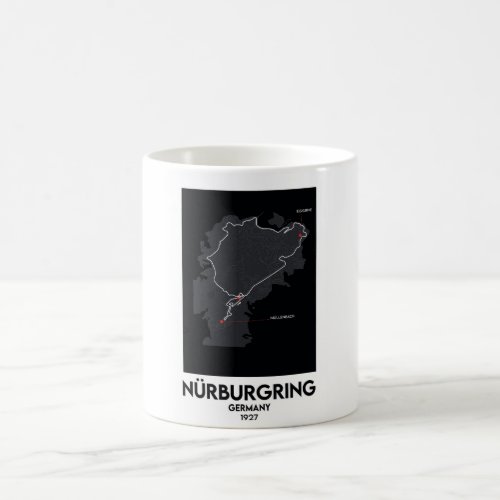 Germany F1 Nrburgring circuit map Coffee Mug