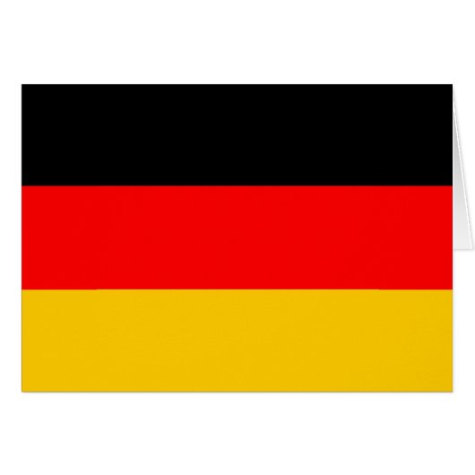 Germany Fahne Cards (Front Horizontal)