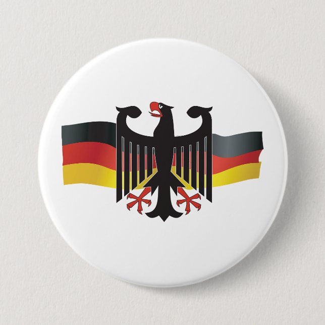 Germany Federal Eagle Coat of Arms Button (Front)