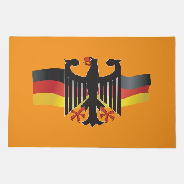 Germany Federal Eagle Coat of Arms Doormat (Front)