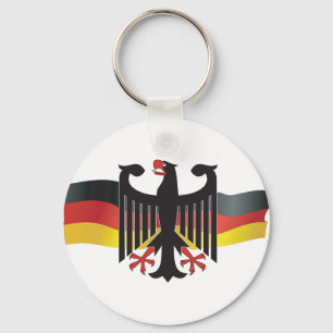 Germany Federal Eagle Coat of Arms Keychain