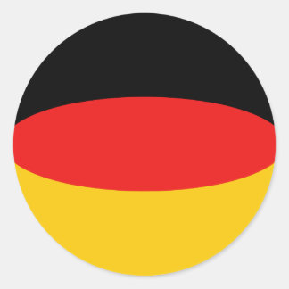 Germany Fisheye Flag Sticker