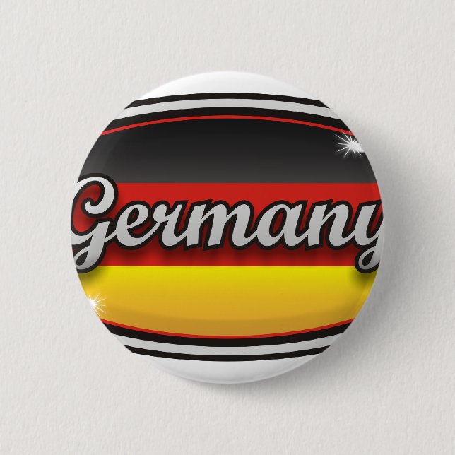 Germany flag 1 pinback button (Front)
