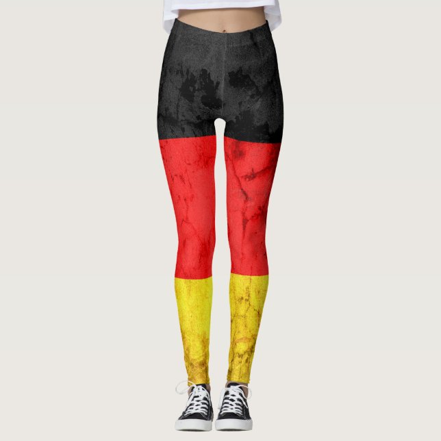 Germany Flag #4 Leggings (Front)