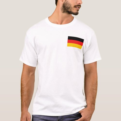 Germany Flag and Map T_Shirt