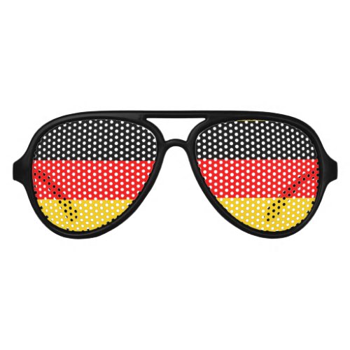 Germany Flag Aviator Sunglasses