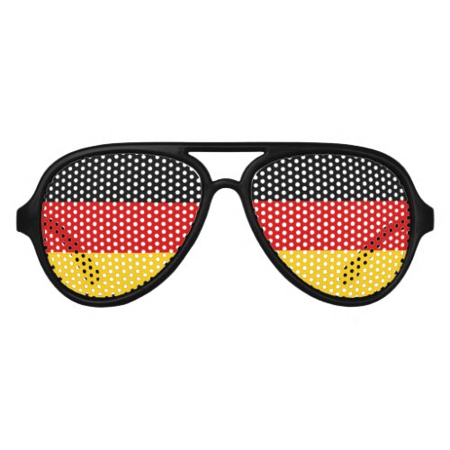 Germany flag aviator sunglasses