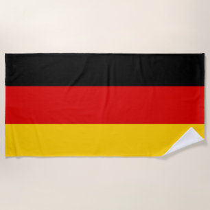Germany flag beach towel
