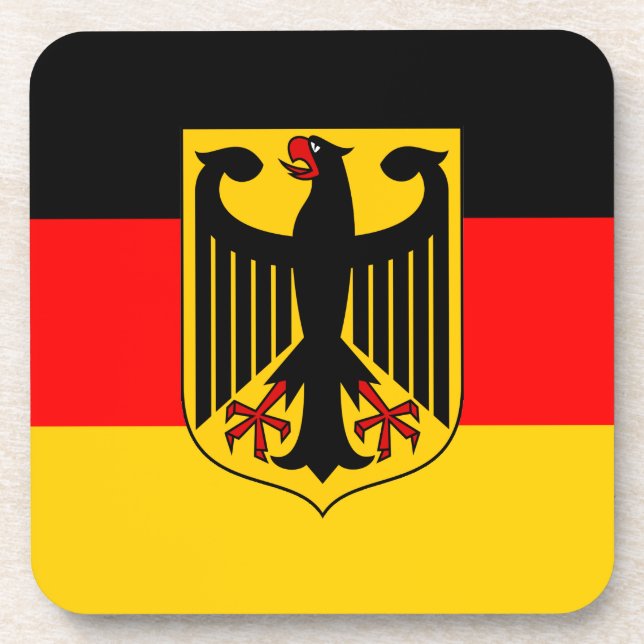 Germany Flag Beverage Coaster (Front)