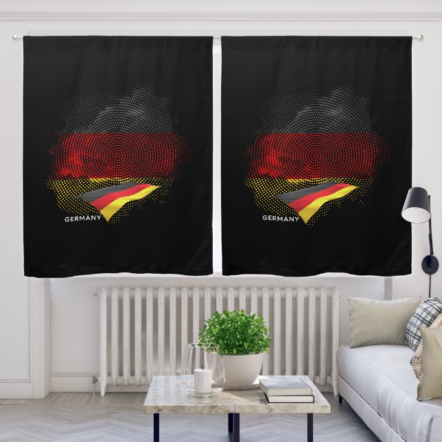 Germany flag blackout curtains (Living Room)