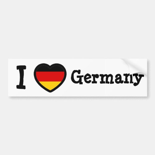 Germany Flag Bumper Sticker