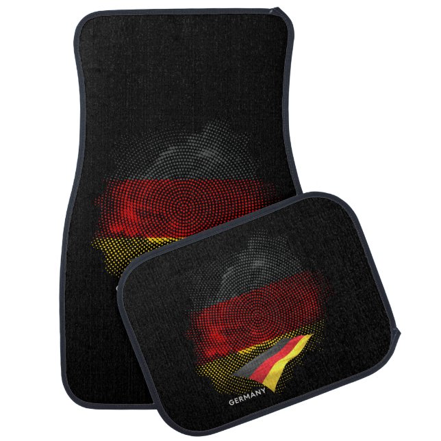 Germany flag car floor mat (Set)