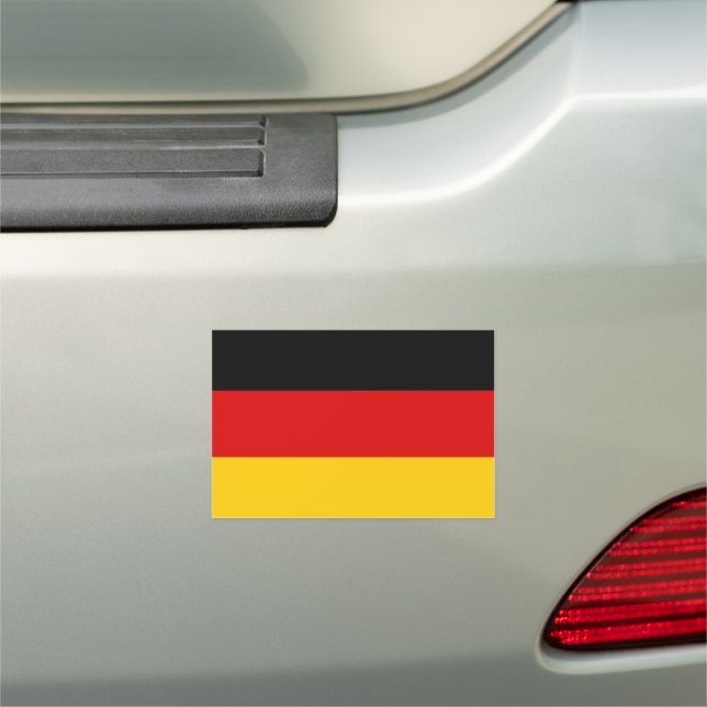 Germany Flag Car Magnet (In Situ)