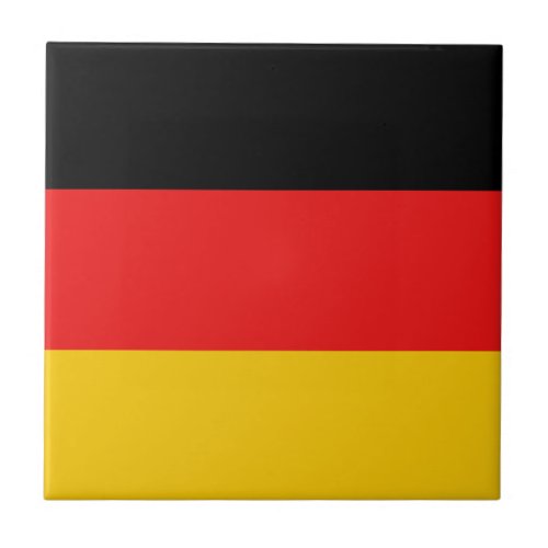 Germany Flag Ceramic Tile