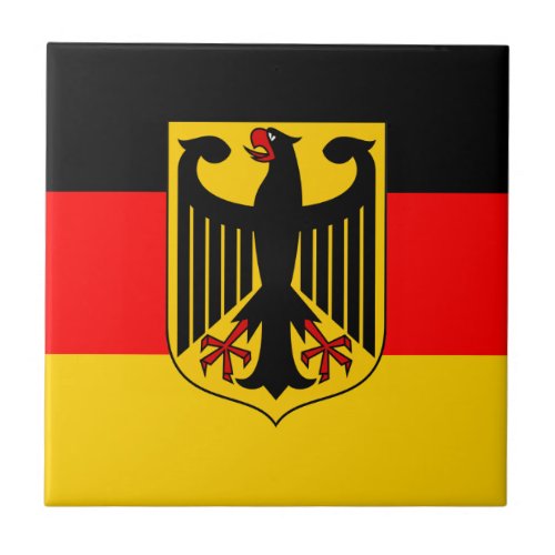 Germany Flag Ceramic Tile