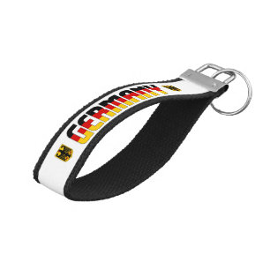 Germany Flag Charming Patriotic Wrist Keychain
