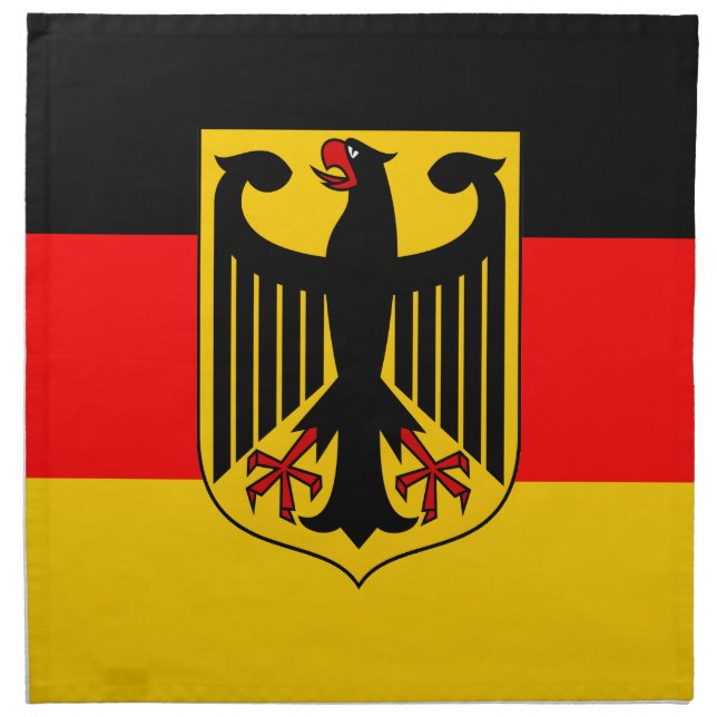 Germany Flag Cloth Napkin (Front)