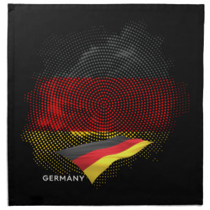Germany flag cloth napkin