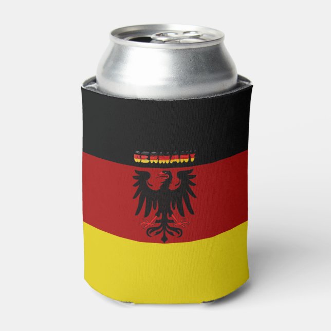 Germany flag-coat of arms   can cooler (Can Front)