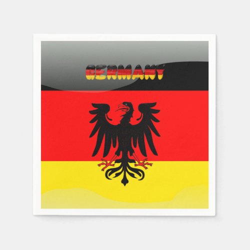 Germany flag_Coat of arms Paper Napkins
