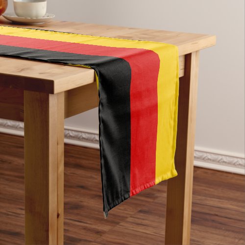 Germany Flag Colors Black Red Gold Deutsche Flagge Long Table Runner