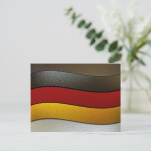 Germany Flag Colors-Chrome by Shirley Taylor Postcard