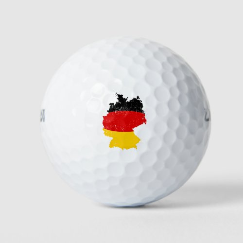 Germany Flag Country Shape Golf Balls