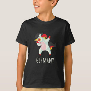 Germany Flag Dabbing Unicorn T-Shirt