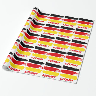 Germany flag designs wrapping paper