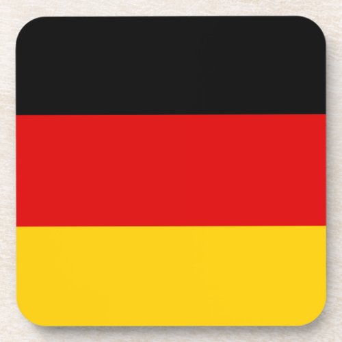 Germany flag _ Deutschland Beverage Coaster