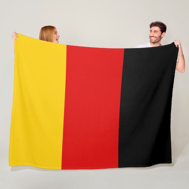 Germany flag - Deutschland Fleece Blanket (In Situ)